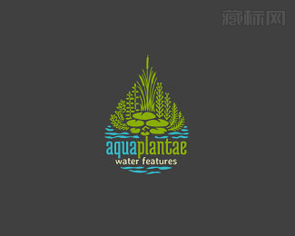 aquaplantae景观公司logo设计