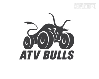 ATV BULLS公牛车商标设计