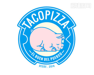 TACOPIZZA小猪养殖logo设计欣赏