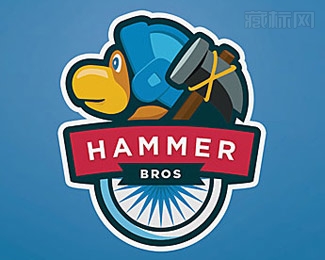 Hammer Bros锤子兄弟logo设计