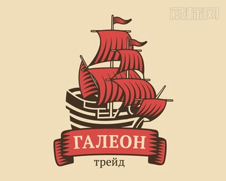 帆船Trade Company贸易公司logo设计