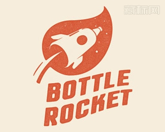 Bottle Rocket火箭炮logo设计