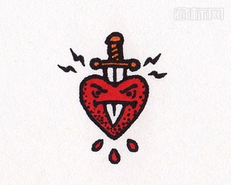 Broken Hearts破碎的心logo设计