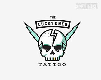 The Lucky Ones骷髅logo设计