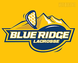 Blue Ridge Lacrosse曲棍球队标志设计