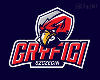 Gryfici Szczecin鹰logo设计