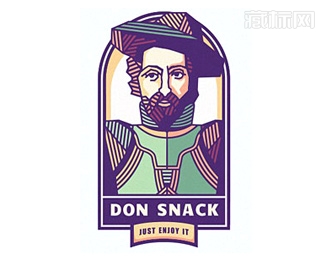 Don Snack糖果点心logo设计