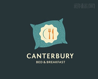Canterbury B&B枕头标志设计