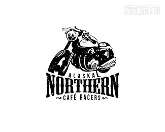 Cafe Racer賽車咖啡館logo設計
