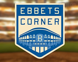 Ebbets Bkgd街景logo设计
