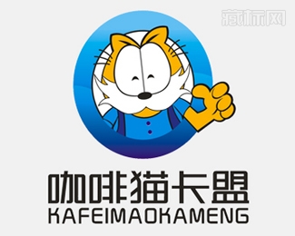 咖啡猫卡盟logo设计