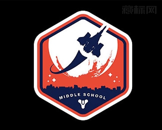 Middle School中学logo设计