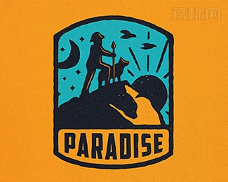 Paradise天堂标志设计