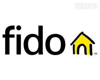 加拿大移动运营商Fido“狗屋”标志