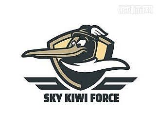 Kiwi Force鸭嘴兽标志设计