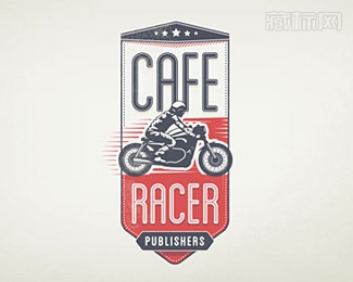 Cafe Racer賽車咖啡商標圖片