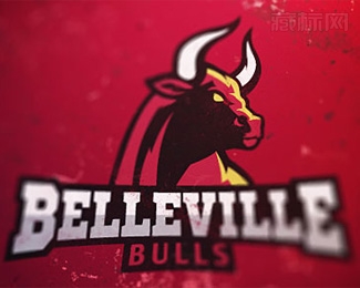 Belleville Bulls贝尔维尔公牛商标设计