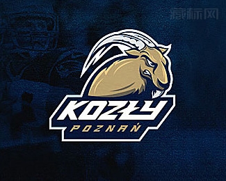 Kozly Poznan公牛logo设计