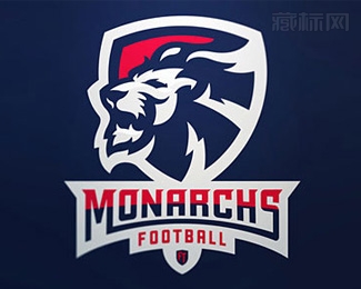 Monarchs足球队logo设计