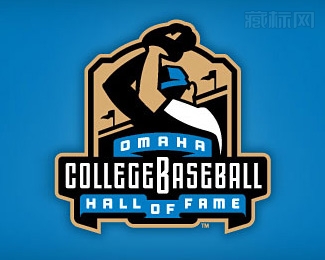 Collece Baseball棒球比赛logo设计