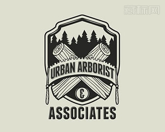 Urban Arborist伐木公司logo设计