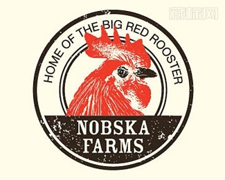 Nobska Farms农场标志设计欣赏
