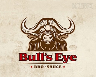牛的眼睛标志设计