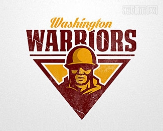 Warriors勇士标志设计