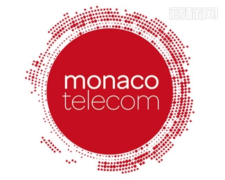 monaco telecom摩纳哥电信公司logo设计