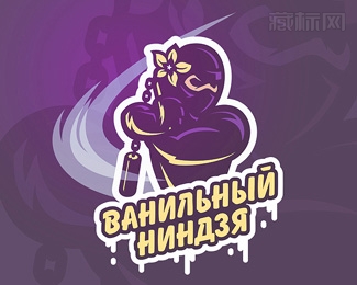 Vanilla ninja香草忍者logo设计