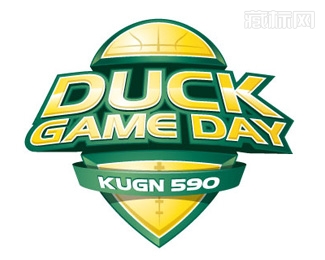 Duck Game Day鸭子游戏标志设计