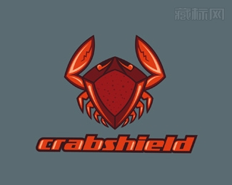 crabshield螃蟹logo设计
