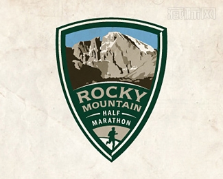Rocky Mountain Half落基山腰标志设计