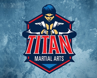 Titan Martial Arts泰坦武术商标设计