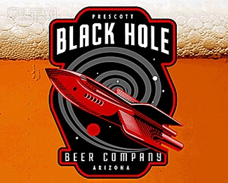 Black Hole Beer Company黑洞啤酒公司logo设计