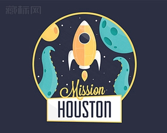 Mission Houston休斯敦火箭标志设计
