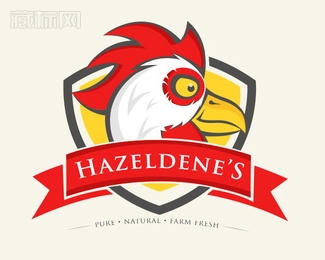 Hazeldene's公鸡logo设计欣赏