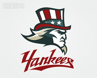 Yankees小丑logo设计