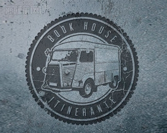 Itinerante旧货车logo设计
