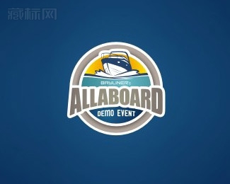 allabrard游艇协会logo设计