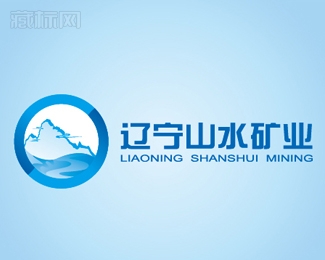 北京山水矿业logo设计