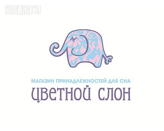 Color Elephant彩色大象标志设计