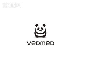 Vedmed熊猫logo图片