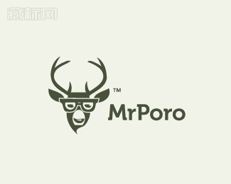 MrPoro麋鹿标志设计