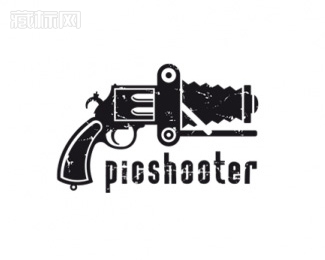 Picshooter枪标志设计