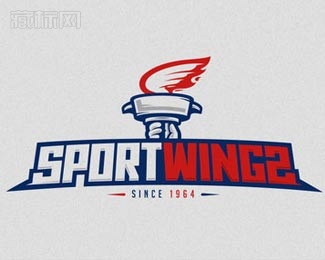 Sporwings火炬商标设计