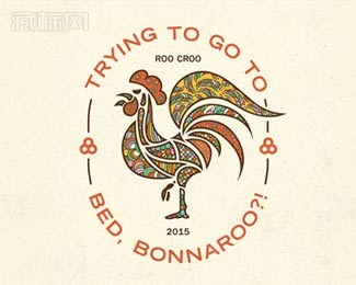 Bonnarooster公鸡logo设计