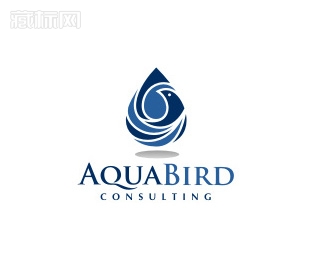 Aqua Bird Consulting咨询公司logo设计