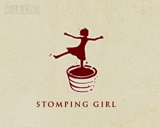 Stomping Girl泥塑女孩logo图片