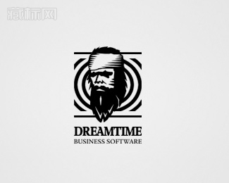 Dream梦想家男人头像标志设计